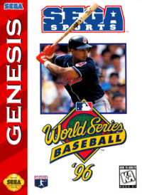 World Series Baseball 96 Sega Genesis  box art